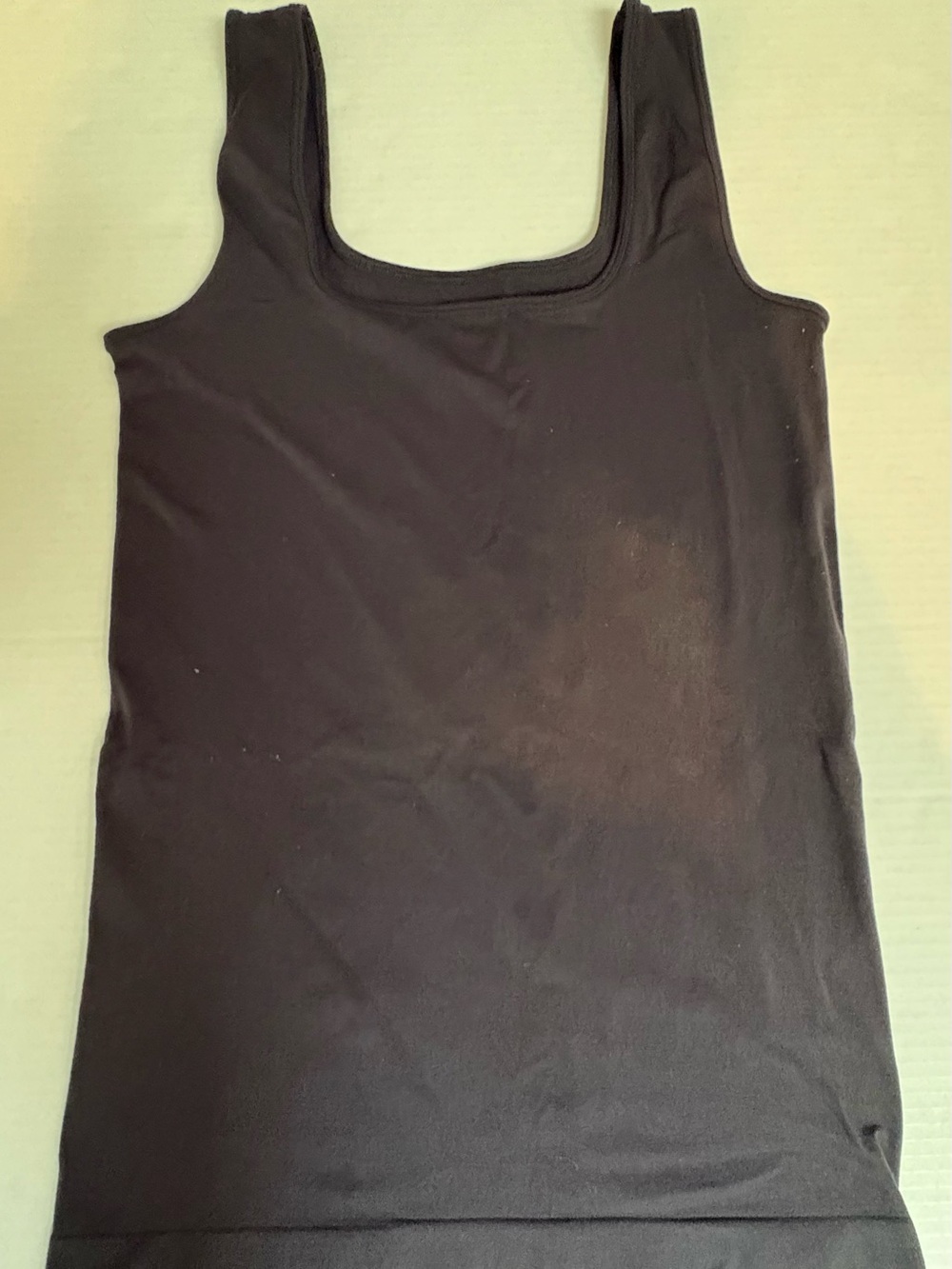 Nine West Black Square Neck Tank Top